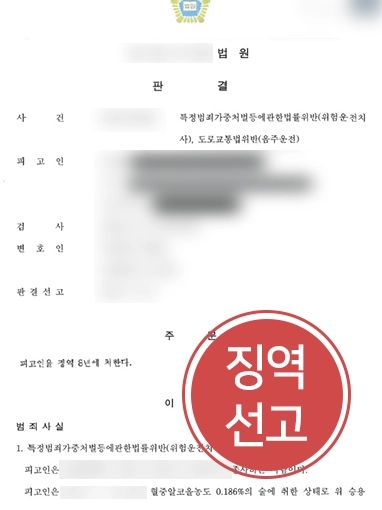 [12대중과실교통사고] 12대중과실교통사고 피해자 유족, 대륜의 고소대리로 가해자 실형 받아내