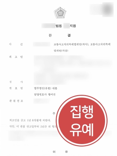 12대중과실교통사고 | 과속운전으로 피해자 두 명 사망했음에도 집행유예로 방어 성공